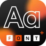 fonts+ android application logo